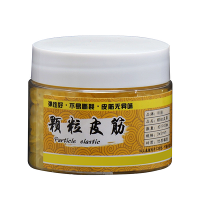 挂红虫皮筋小号超细夹子饵器蚯蚓