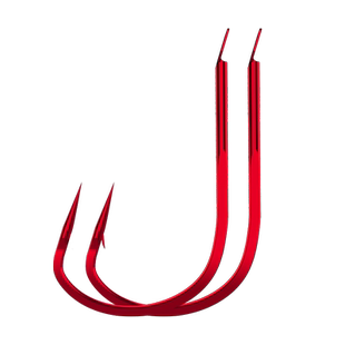 老季金海夕鱼钩正品散装进口野钓神钩红色海西黑坑混养钛合金鱼钩