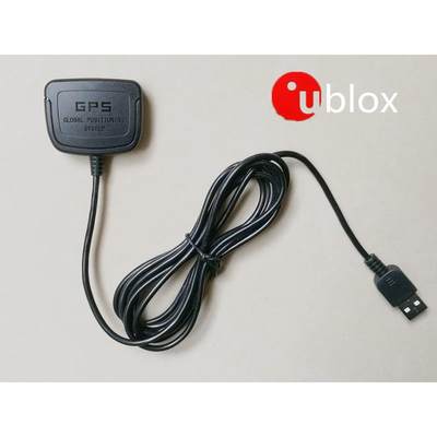 路测 电脑USB口GPS+北斗BDS接收器UB-353定位导航模块GMOUSE天线