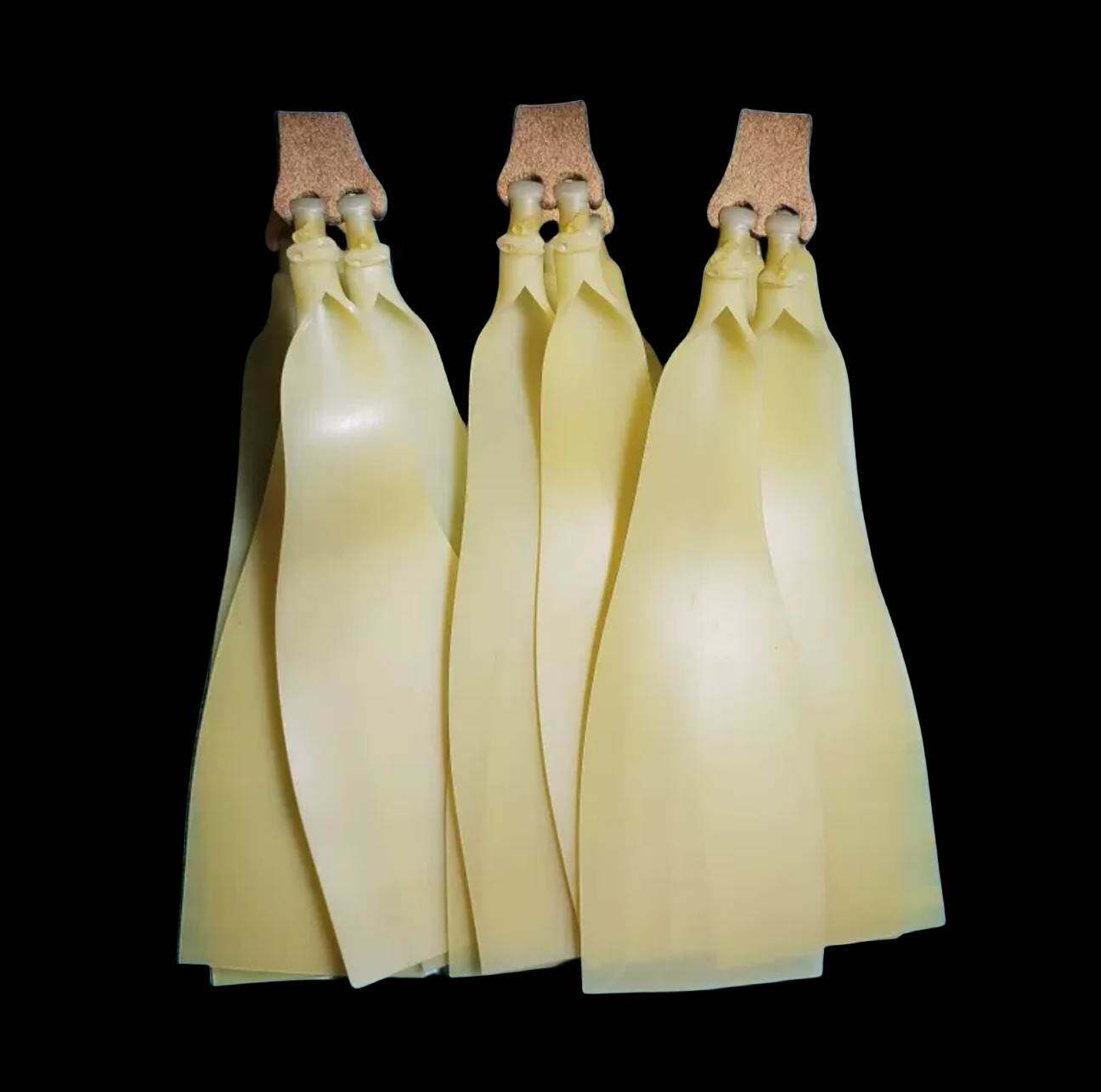 4股扁皮加厚二级加速1.0厚1.2厚1.5大锥度5020耐用扁皮筋真空包装