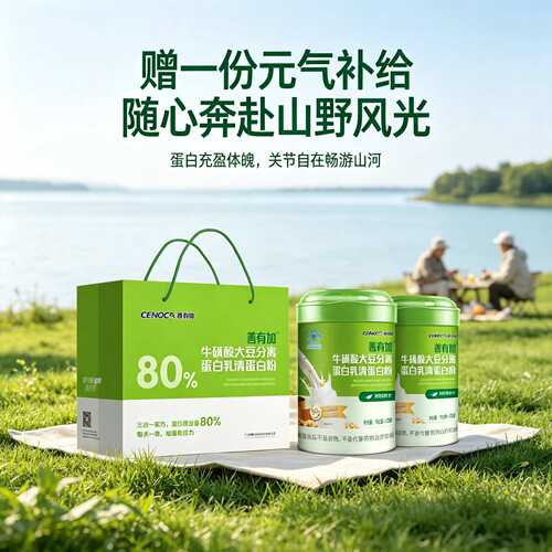 善有加蛋白粉单罐装大豆分离乳清蛋白成人家庭常备补充剂30天量