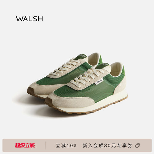 WALSHLA84夏季透气网鞋慢跑鞋