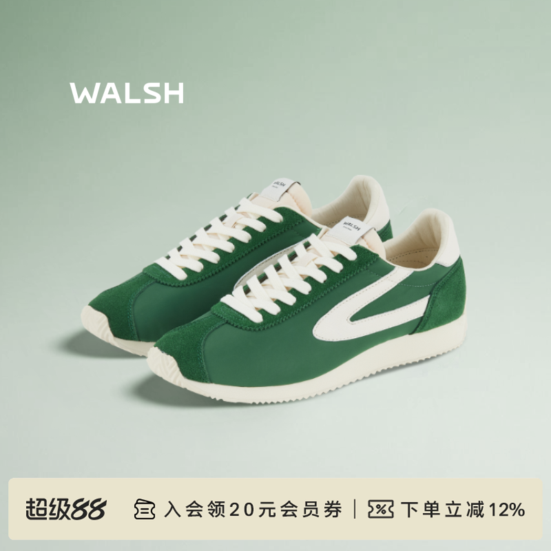 阿甘鞋normanwalsh轻质系带男女