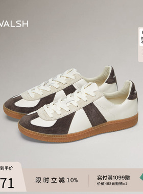 NormanWalsh【屈楚萧/孙千同款】GAT系列真皮低帮复古熊猫德训鞋