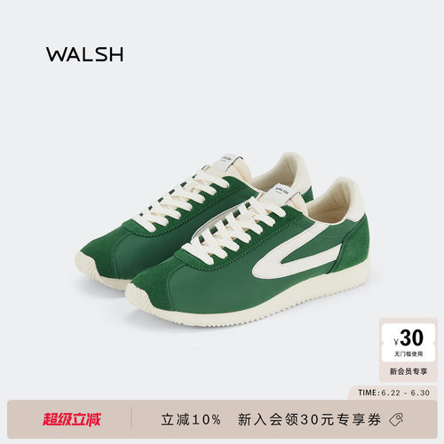 阿甘鞋normanwalsh轻质系带男女