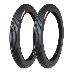 朝阳轮胎225/2.75/2.50-17弯梁110摩托车内外胎前轮直纹250一17寸