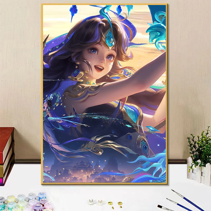 朵莉亚diy数字油画手绘填色画