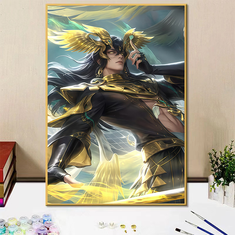 诸葛亮大司命瑶朵莉亚手绘填色画