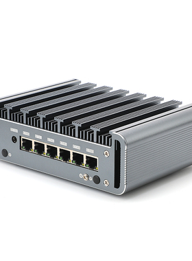 康耐信I3-8130U/I7-1165G7全铝无风扇6网千兆软路由器工控电脑整机支持/百为/PA
