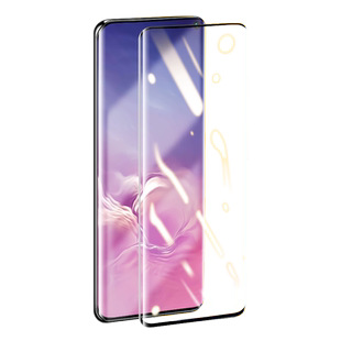 适用三星S10钢化玻璃膜曲屏note10+手机保护贴膜全屏覆盖S9曲面s10e/S8防摔刚化防窥NO8镜头高清全包荧幕贴