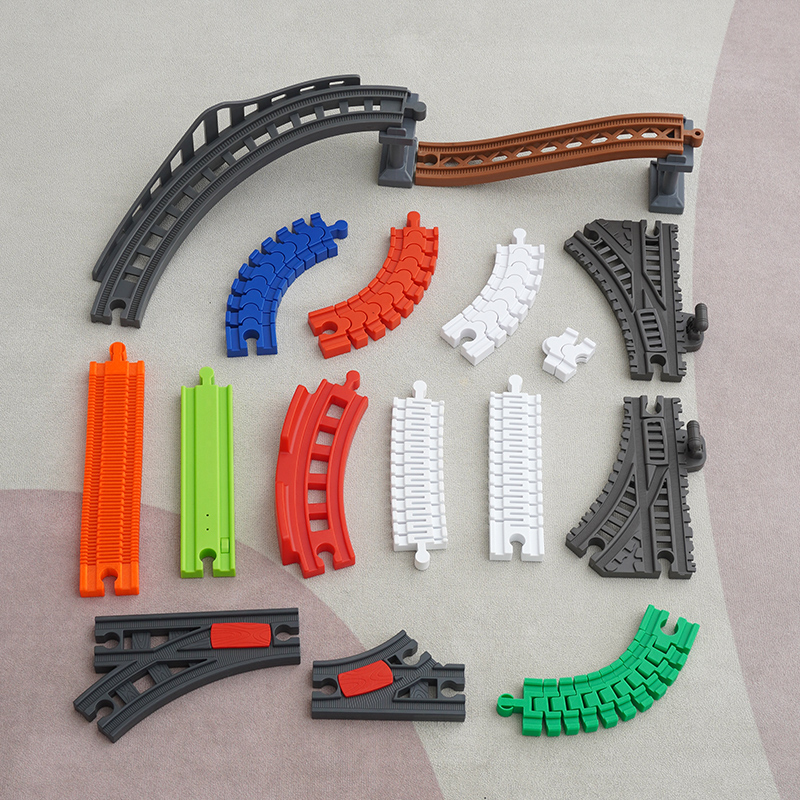 儿童玩具轨道多样造型彩色轨道组