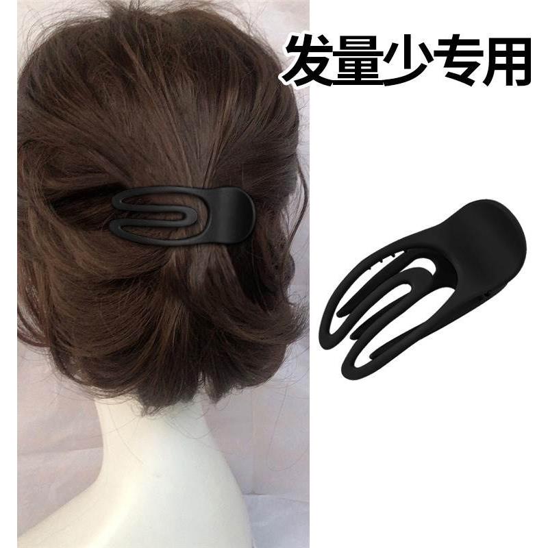 短发扎发夹女后脑勺发饰八字抓夹