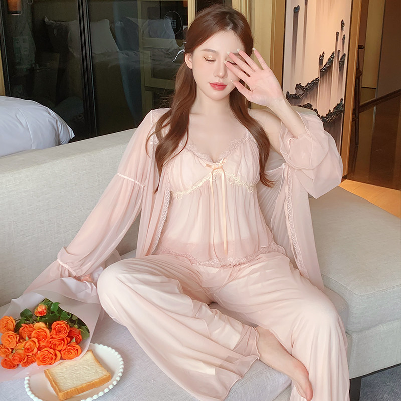 拾壹女莫代尔网纱睡衣仙女显白