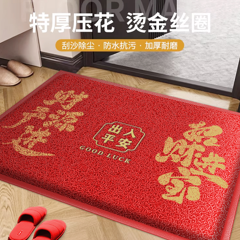 入户门地垫丝圈防滑出入平安脚垫
