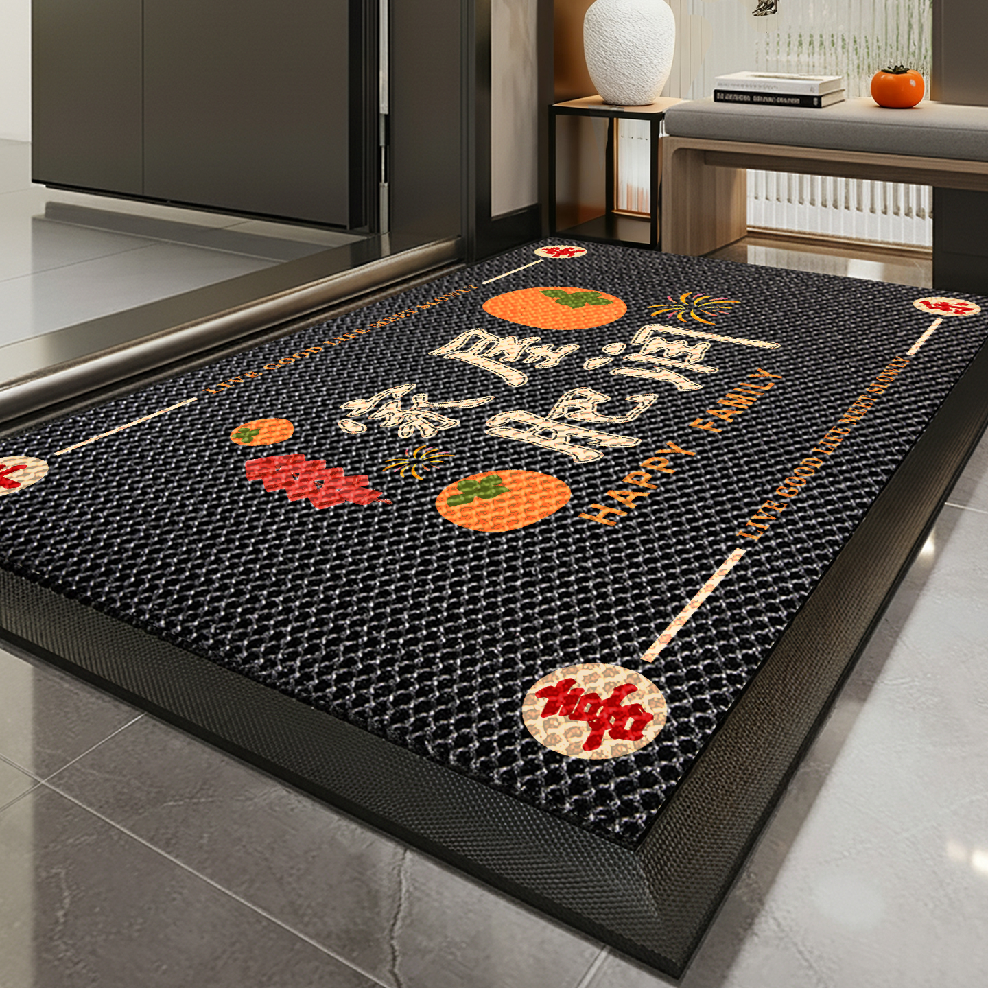 入户地垫尼龙玄关弹力网防滑蹭土