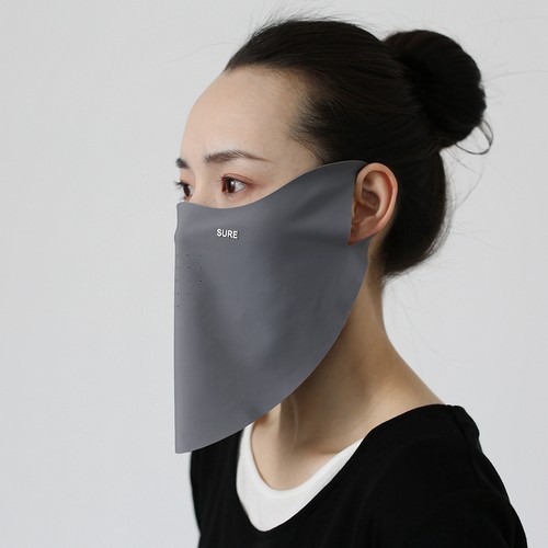 冰丝夏季防晒面罩无痕一片式高弹