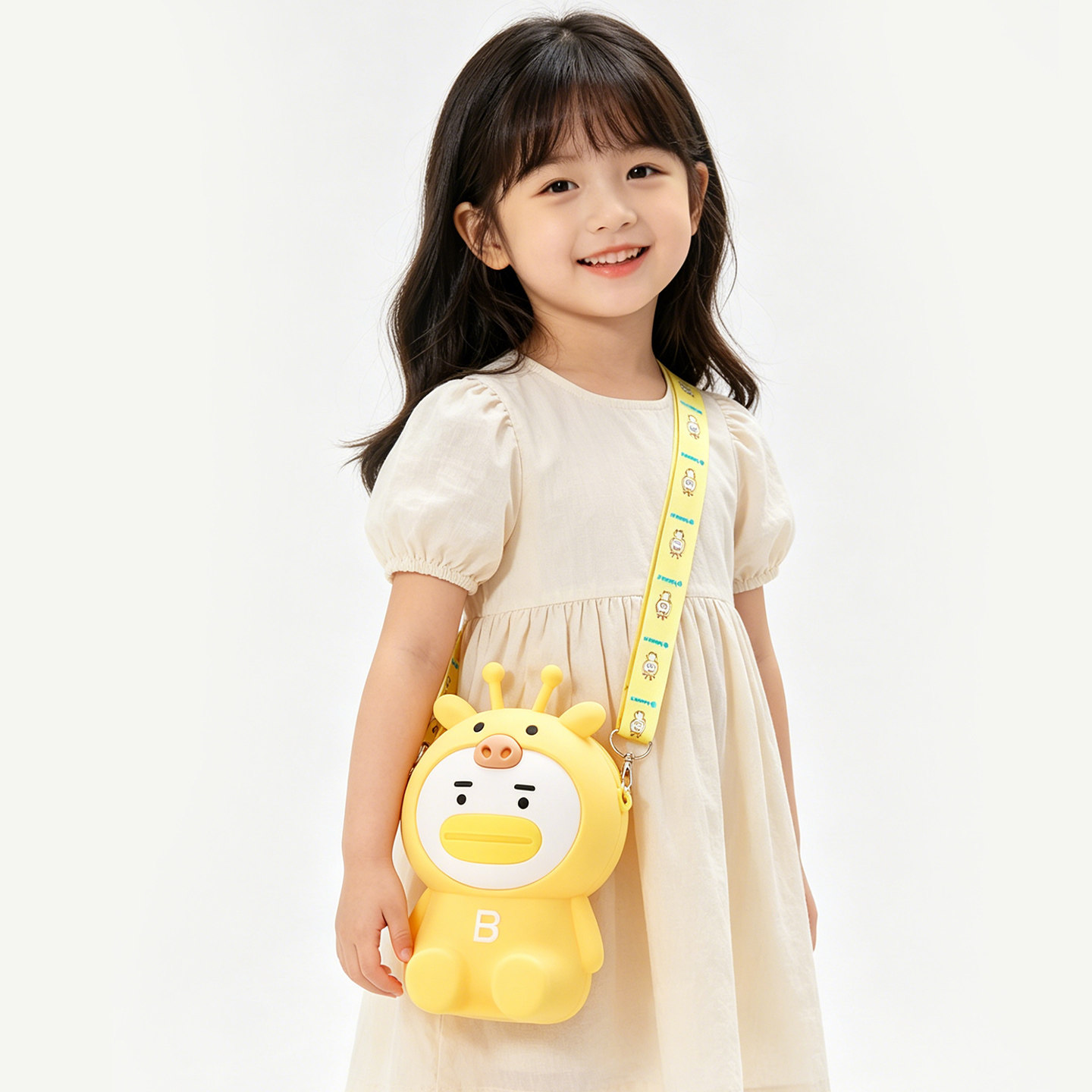 儿童小孩斜挎包包女童可爱新款2026小女孩时尚公主背包零钱小跨包