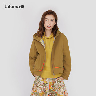 LAFUMA乐飞叶户外CORDURA防风耐磨夹克女连帽风衣外套LFJA4CS76