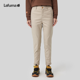 LAFUMA乐飞叶户外秋冬弹力修身长裤女抗菌休闲锥形裤子LFPA3CL87
