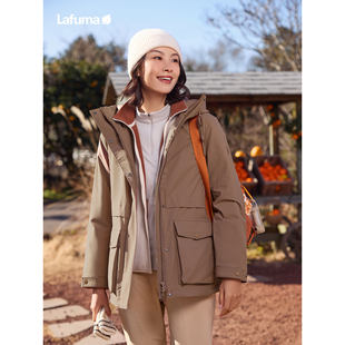 LAFUMA乐飞叶户外Primaloft填充棉防风拒水轻量棉服女保暖棉衣