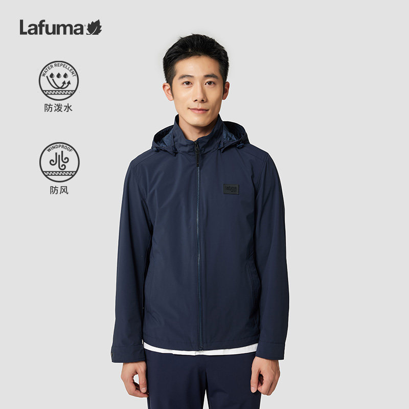 LAFUMA乐飞叶户外春防风可拆卸夹克保暖男运动上衣外套LMJA3AF20