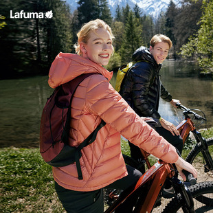 乐飞叶户外冬pertex轻量保暖800蓬鹅绒羽绒服女防寒外套LFJU4CYX0