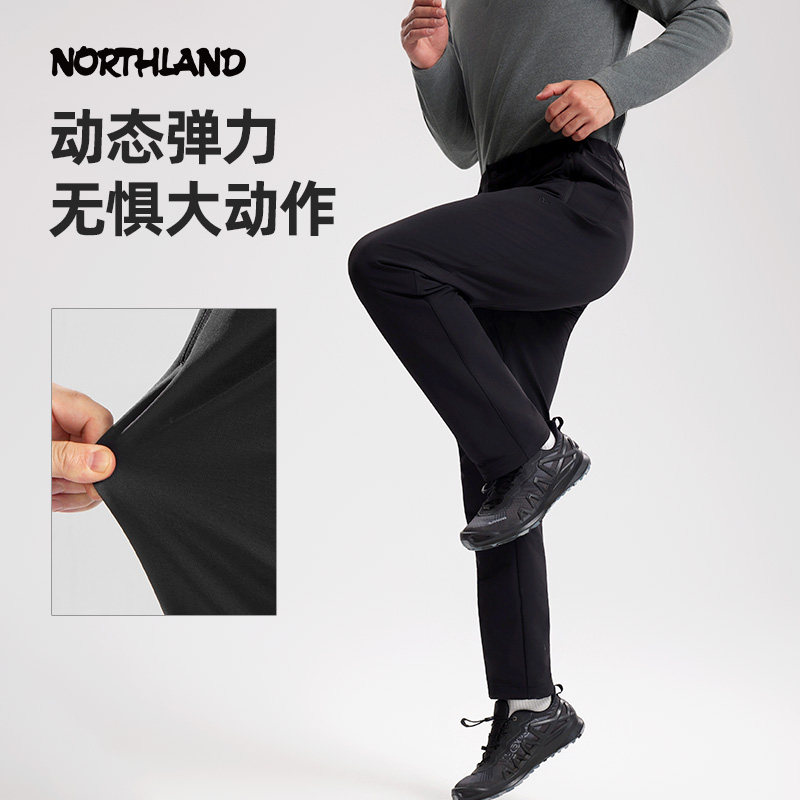 诺诗兰软壳裤男款防风防泼水长裤