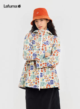 LAFUMA乐飞叶户外秋冬连帽印花夹克女士cordura耐磨外套LFJA5CS95