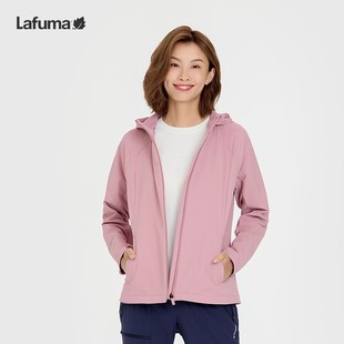 LAFUMA乐飞叶户外CORDURA耐磨软壳衣女登山防泼水夹克女LFJA5AF60