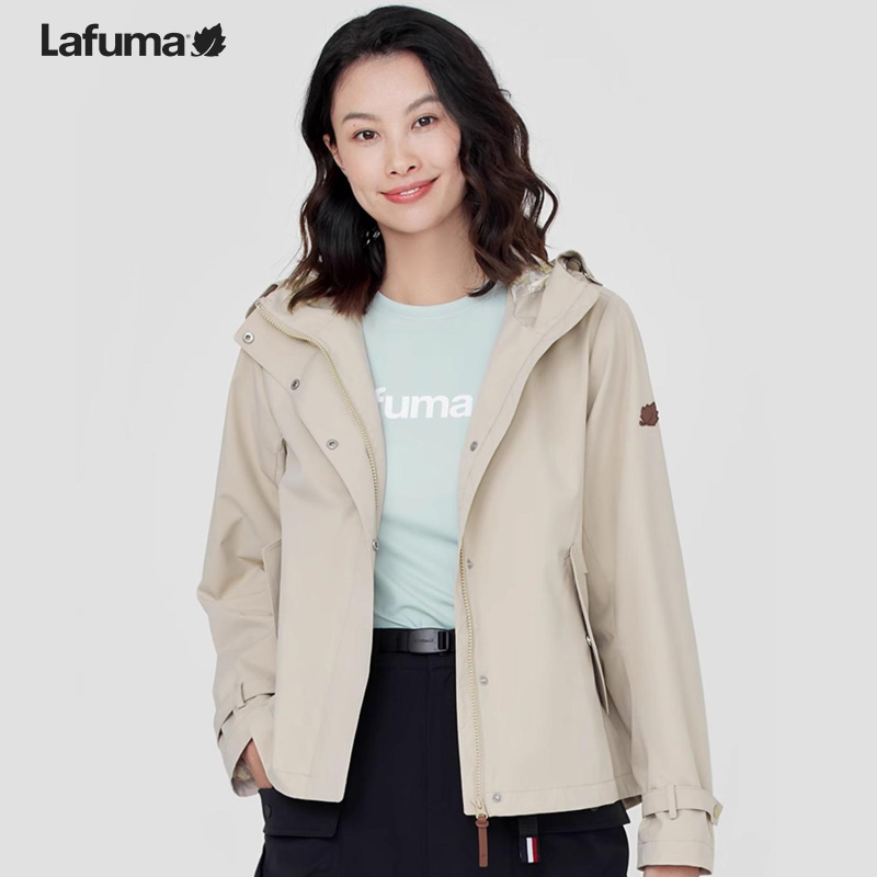 lafuma户外防水女风衣外套防水