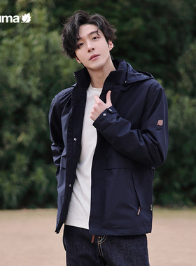 LAFUMA乐飞叶户外春戈尔防水保暖冲锋衣男防风外套LMJA3AG11