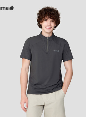 LAFUMA乐飞叶户外防紫外线UPF40+短袖T恤男速干polo衫LMTS4BS30