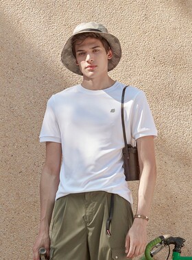 LAFUMA乐飞叶户外吸湿速干短袖T恤男跑步运动圆领上衣LMTS4BS53