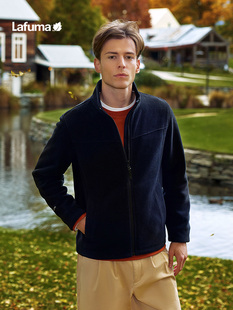 LAFUMA乐飞叶户外加厚Polartec抓绒衣男保暖摇粒绒外套LMJA3CR85