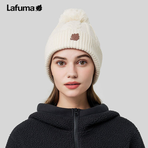 LAFUMA乐飞叶户外秋冬女防风保暖套头百搭毛线针织帽LEHE3DC06