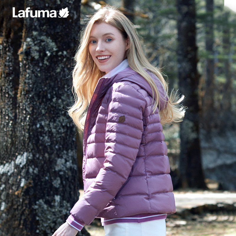 Lafuma户外羽绒服女短款