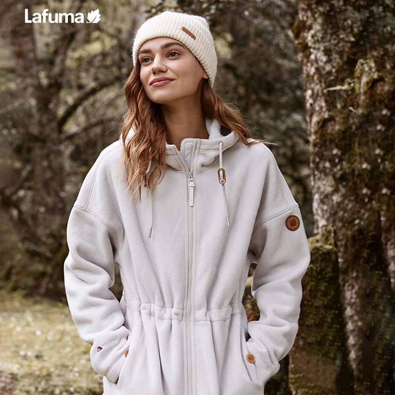 LAFUMA乐飞叶户外秋冬Polartec保暖抓绒衣休闲舒适女摇粒绒外套