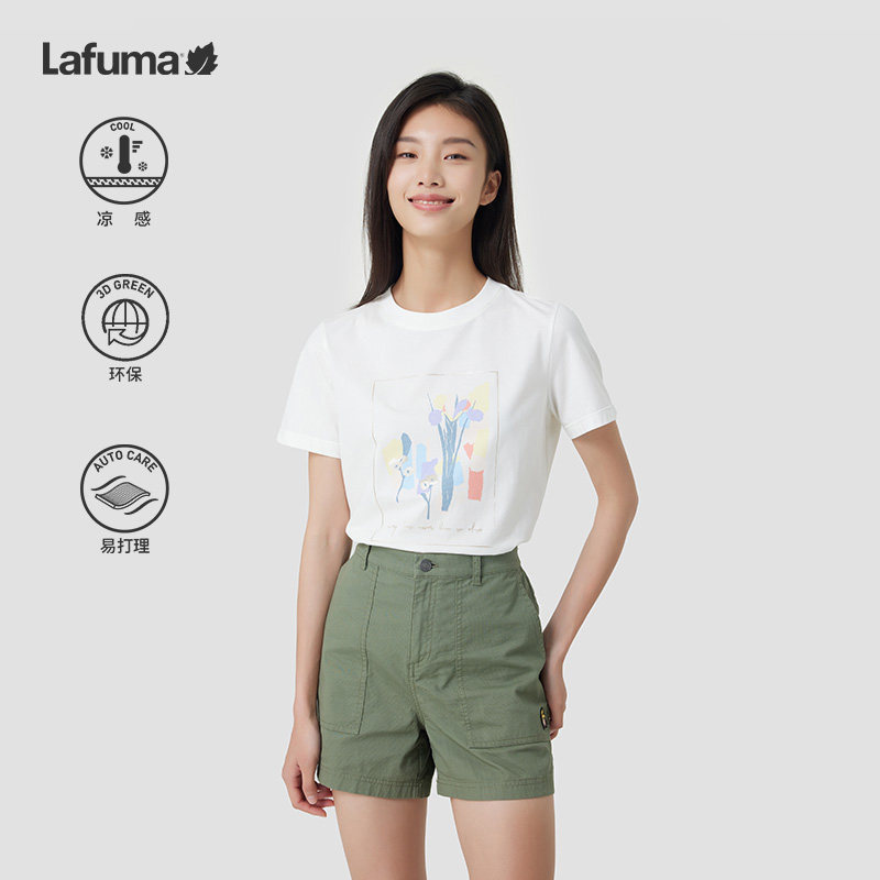 LAFUMA乐飞叶女夏季短袖t恤