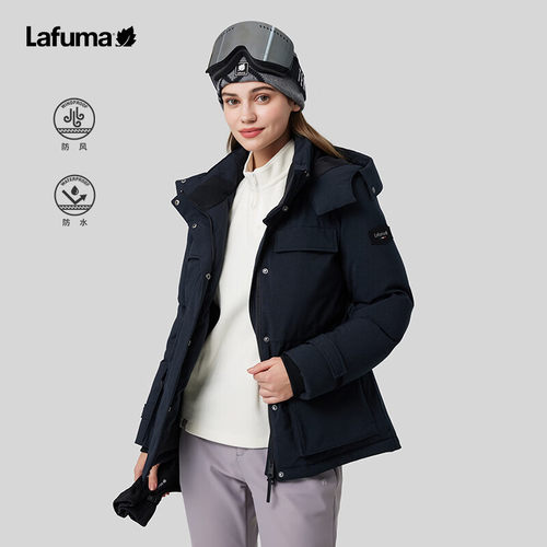 LAFUMA乐飞叶户外秋冬保暖防水大鹅绒羽绒服女防寒外套LFJU3DH06