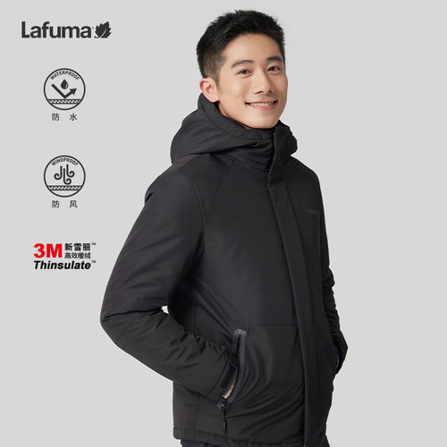 LAFUMA乐飞叶户外秋冬防水棉衣新雪丽棉服男防寒外套LMJU3DM90