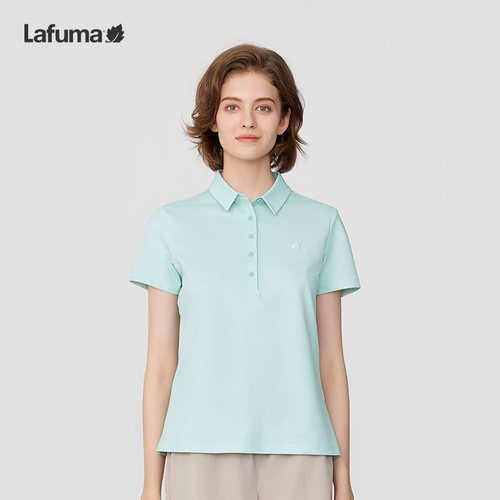 lafuma户外速干polo衫短T女