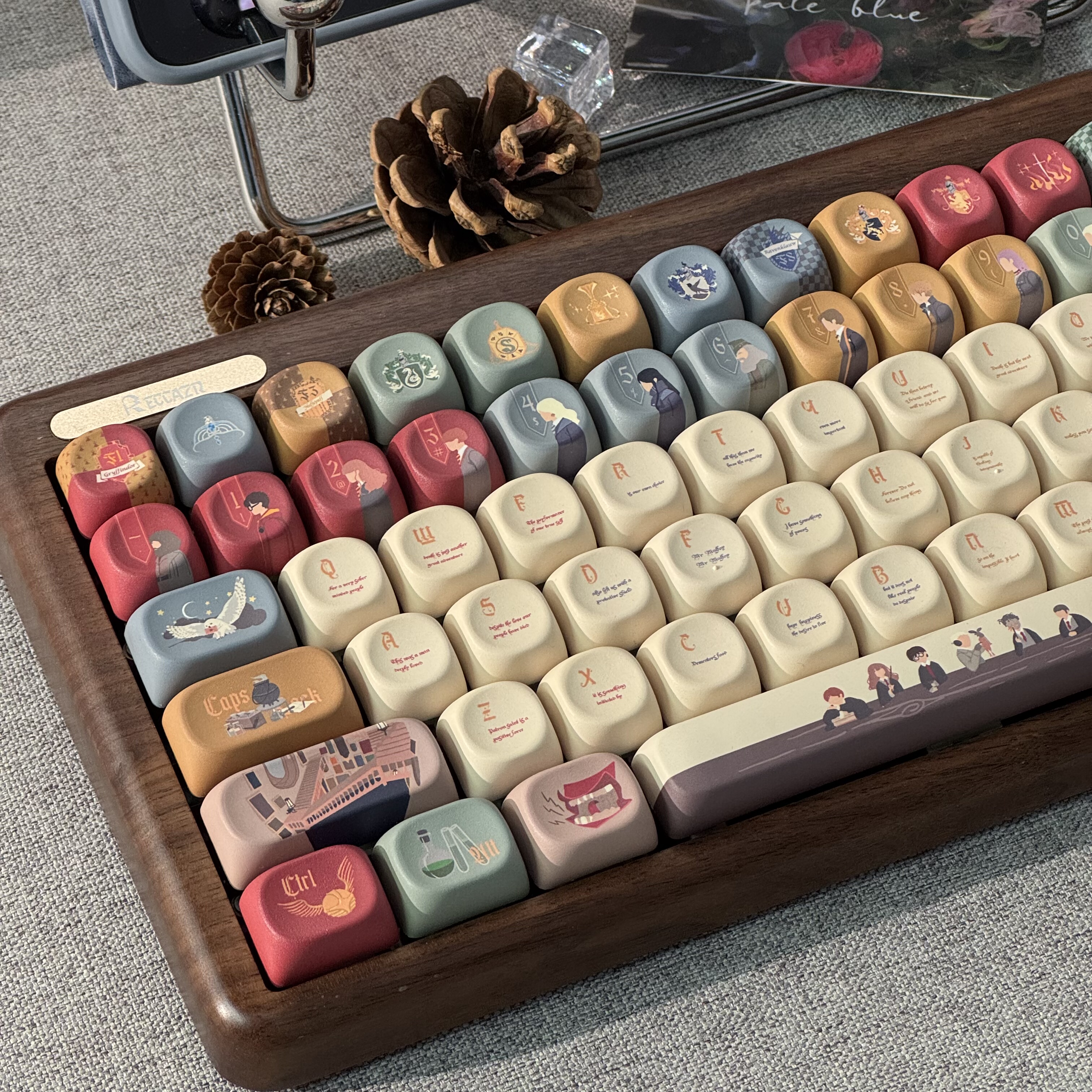 猫头鹰的来信键帽哈利波特主题机械键盘键帽moa十字轴心键帽