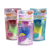 保税区 SPF50 日本乐敦防晒霜skin aqua彩虹女面部隔离80g