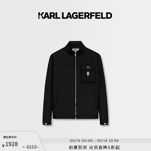 KARL KL口袋男休闲夹克老佛爷 LAGERFELD卡尔拉格斐春夏新款