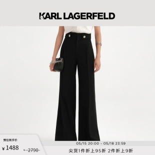 LAGERFELD春新款 KARL 系列 老佛爷231L1005 致敬经典 休闲阔腿裤