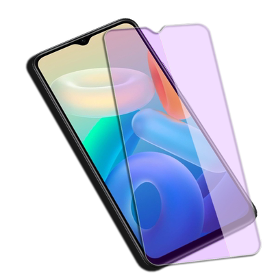 适用vivo Y76s/Y74s钢化膜Y76 5G防爆玻璃膜V2124/V2156A/V2009A手机全屏高清抗指纹护眼防蓝光保护贴