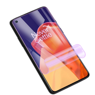 适OnePlus一加9/9R/9RT/9Pro黑边钢化膜LE2110防爆LE2100玻璃膜MT2110手机5G全屏高清护眼防蓝光保护贴