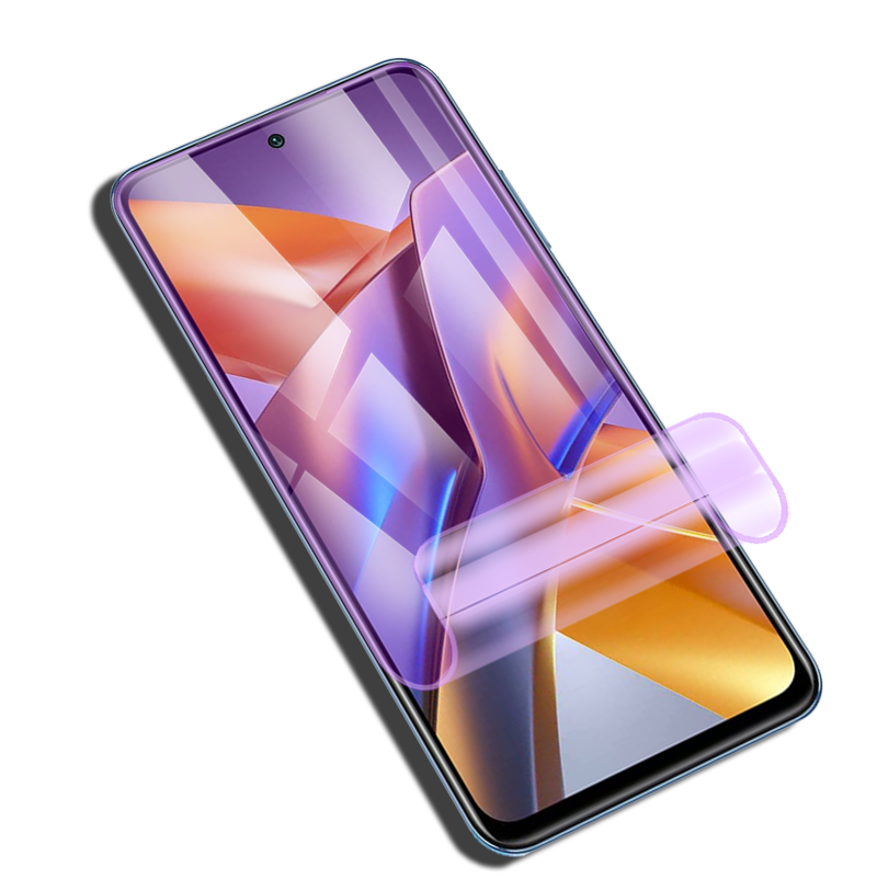 适用小米POCO M5/M5s/M4/M4Pro水凝膜M6/M3/M3Pro防爆量子膜4G/5G手机全屏高清抗指纹护眼防蓝光保护软贴