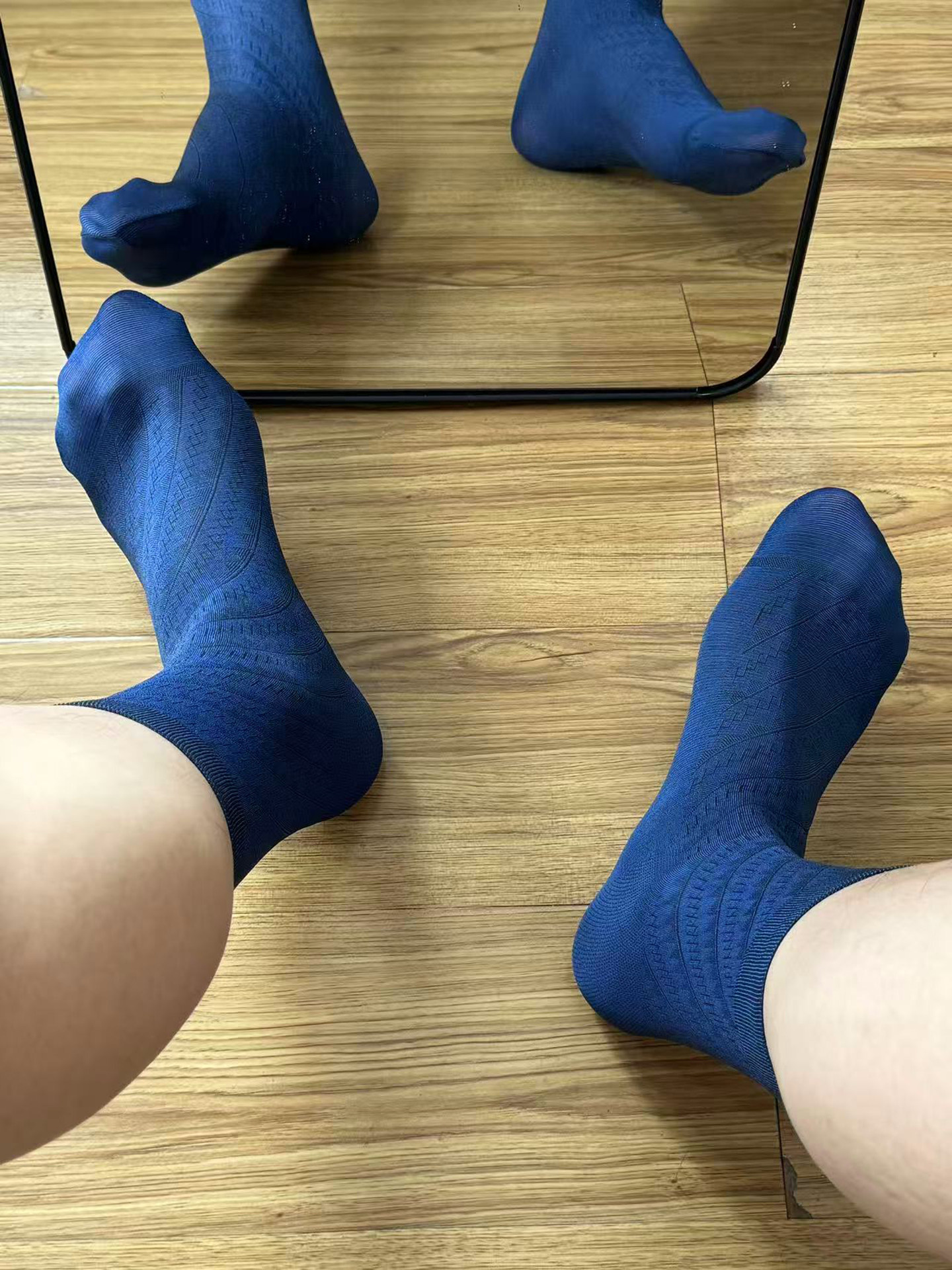 5双丝光棉袜子男夏季薄款防臭商务西装短袜正装皮鞋纯色中筒袜