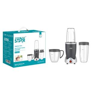winning star跨境六叶刀片绞肉辅食搅拌多功能料理机三件套榨汁机